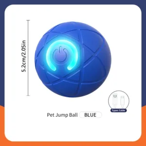 Smart Interactive Dog Toy Ball | Electronic USB Moving Toy for Puppies & Cats
