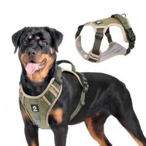 Dog Harnesses Pet Collar Labrador Army Reflective Adjustable Harness Oxford Cloth Vest Training Hound Walk Medium Large Dog